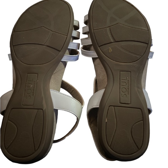 Soul sandals in white size 6.5 - Picture 3 of 3